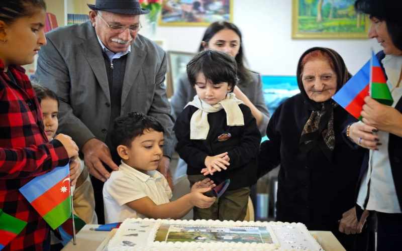 Ahıl şəxslər üçün sosial xidmət müəssisəsində şəhid ailələri ilə görüş keçirilib