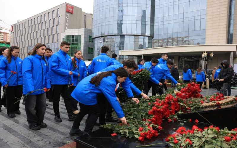 QHT Xocalı Şəhidlərinin xatirəsini yad etdi - FOTOLAR