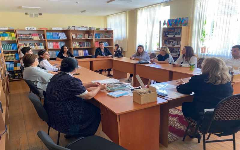 “Təhsilalanların sosial rifah mühitinin yaxşılaşdırılması vasitəsilə ictimai-sosial fəallığının artırılması” layihəsi başa çatıb - FOTOLAR