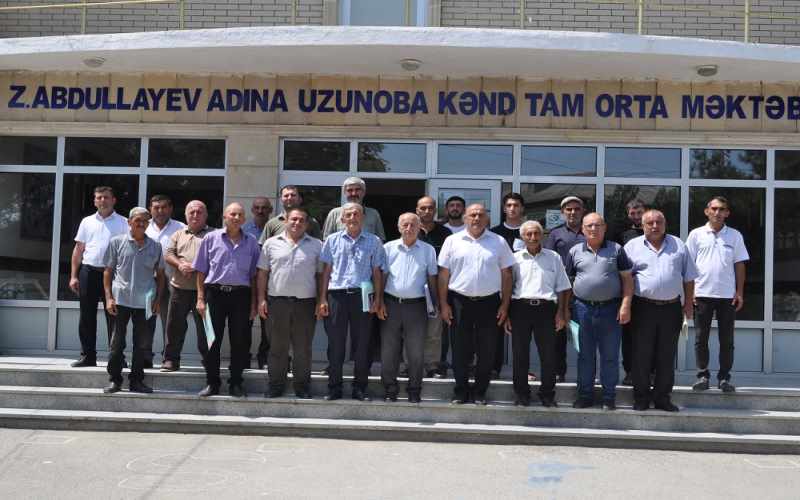İqlim Dəyişmələrinin Aqrar Sahəyə təsirinə dair maarifləndirmə tədbiri keçirilib - FOTOLAR