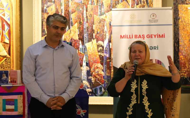 “Milli baş geyimi və örtükləri” layihəsi çərçivəsində Xətai Sənət Mərkəzində tədbir və sərgi keçirildi - FOTOLAR