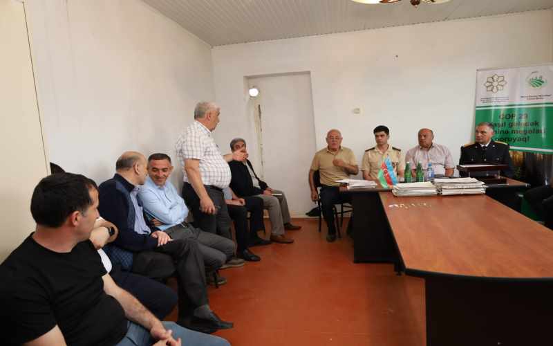 Quba rayonunun Qımılqazma və Qəçrəş kəndlərində tədbir keçirilib - FOTOLAR