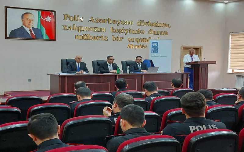 Gəncə şəhər Baş Polis İdarəsində müstəntiqlər və təhqiqatçılar üçün təlim keçirilib