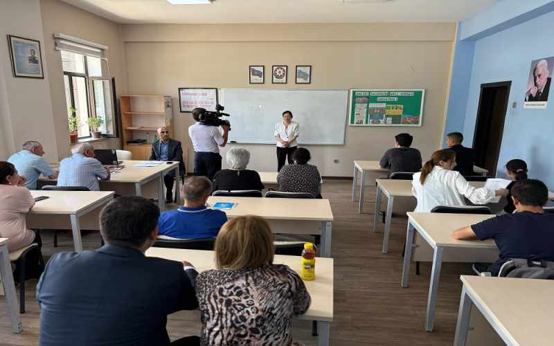 Qəbələdə yaradıcılıqla məşğul olmaq istəyənlər üçün növbəti təlim keçirilib - FOTOLAR