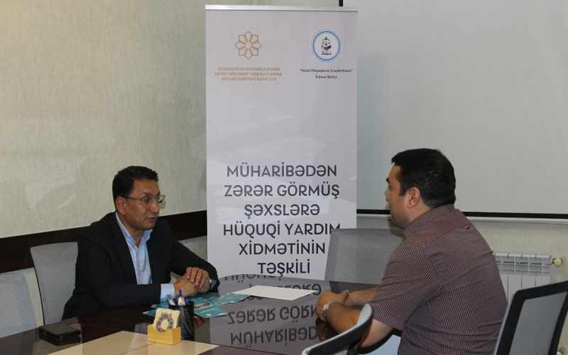 QHT layihə çərçivəsində müharibə iştirakçılarına və şəhid ailələrinə hüquqi yardım göstərir - FOTOLAR