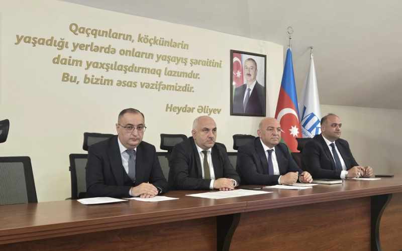 Ağdam rayonunun kəndinə köçürüləcək ailələr arasında püşkatma keçirildi - FOTOLAR