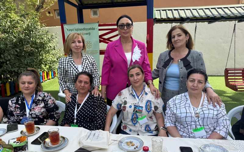Şəhid ailələri ilə “Yaşıl İqtisadiyyat – Yaşıl Enerji” mövzusunda görüş keçirilib - FOTOLAR