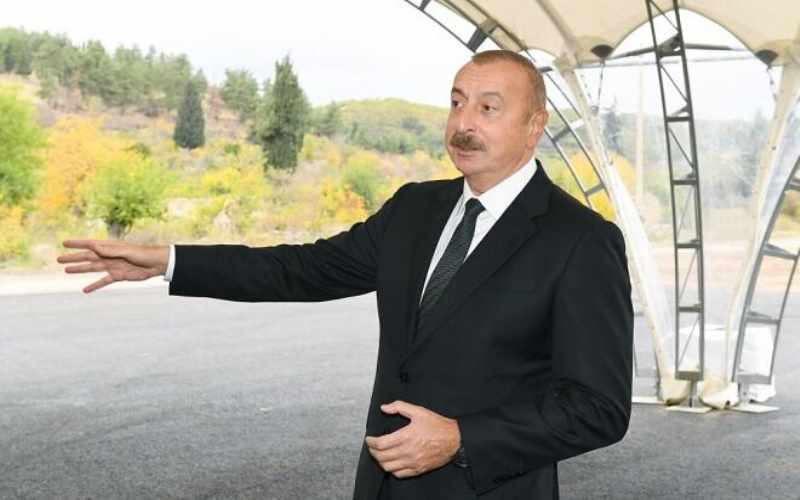 Prezident Zəngilana getdi