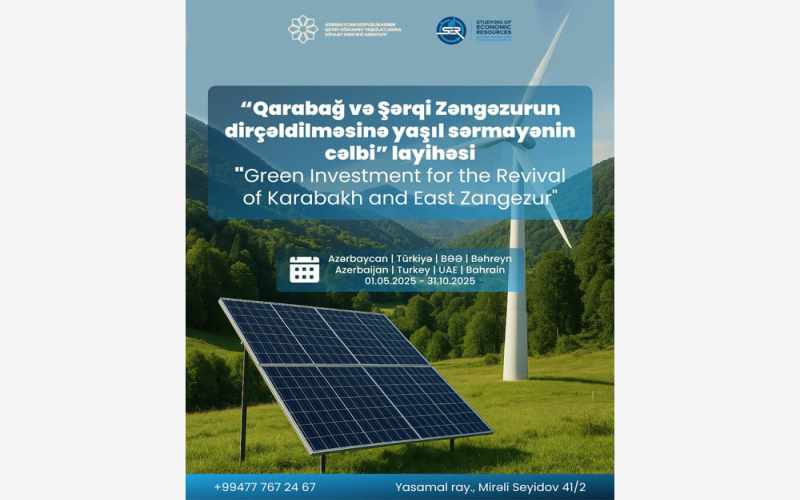 QHT “Qarabağ və Şərqi Zəngəzurun dirçəldilməsinə yaşıl sərmayənin cəlbi” layihənin icrasına başlayıb