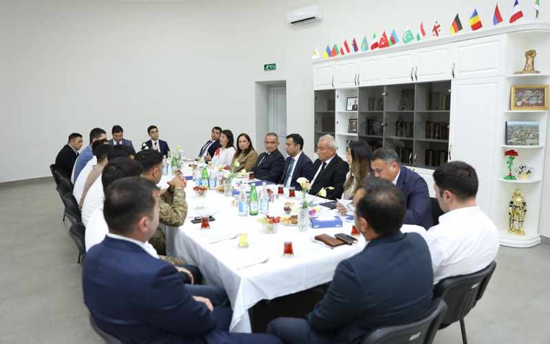 Şağan Reabilitasiya Pansionatında müharibə ilə əlaqədar əlilliyi olan daha bir qrup şəxslə görüş keçirilib - FOTOLAR