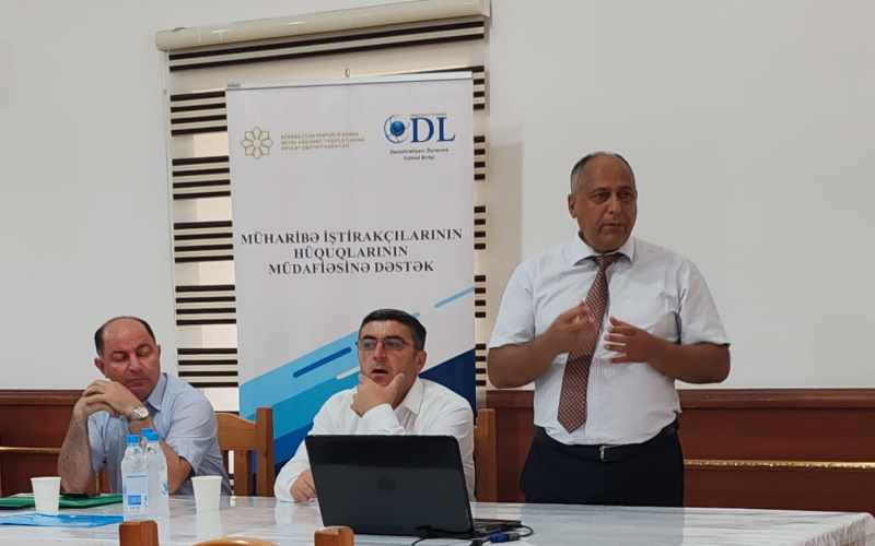 Müharibə iştirakçıları üçün növbəti məlumatlandırma sessiyası təşkil edilib -FOTOLAR