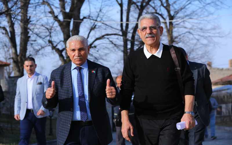 Türkman QHT-lərindən ibarət nümayəndə heyəti Şuşa şəhərinə səfər edib - FOTOLAR