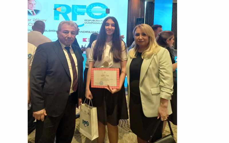 III qrup üzrə ən yüksək nəticə göstərən Qərbi Azərbaycan kökənli gənc Aytac  Baxşəliyeva