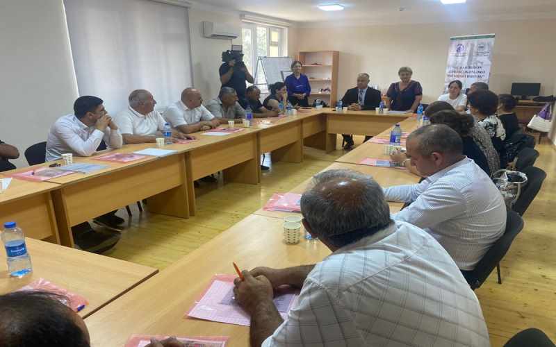 “Müharibədən zərərçəkənlərə psixoloji dəstək” adlı layihə çərçivəsində ilk tədbir keçirildi - FOTOLAR 