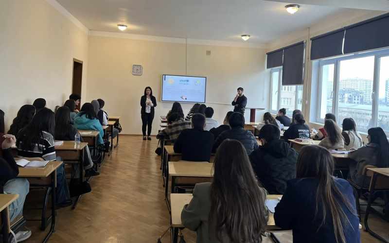 Ümidli Gələcək STİB tərəfindən maarifləndirmə görüşü keçirilib - FOTOLAR