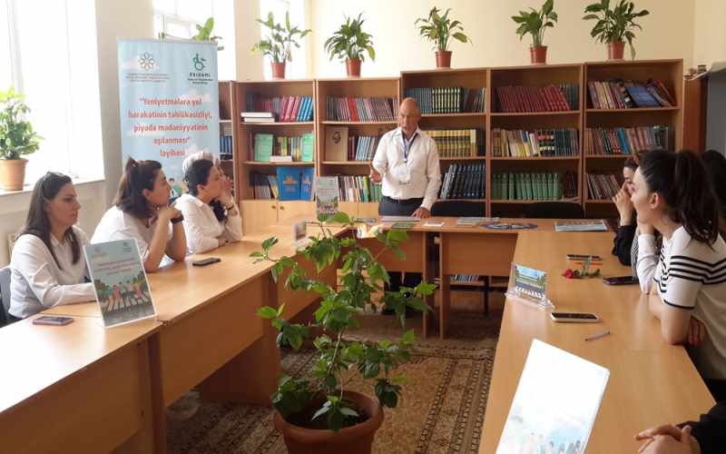 Maştağada yeniyetmələr üçün yol hərəkəti təhlükəsizliyi layihəsinin təqdimatı keçirildi - FOTOLAR