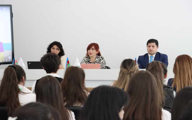 Gəncədə insan alveri ilə mübarizə mövzusunda maarifləndirmə sessiyası keçirilib - FOTOLAR