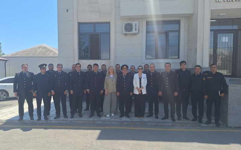 Abşeronda polis əməkdaşlarına uşaq əməyinin istismarı ilə bağlı təlim keçirildi - FOTOLAR