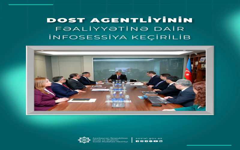 DOST Agentliyinin fəaliyyətinə dair infosessiya keçirilib