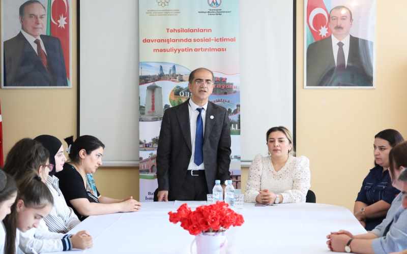 Layihə çərçivəsində kulturoloji lektoriyalar davam edir - FOTOLAR