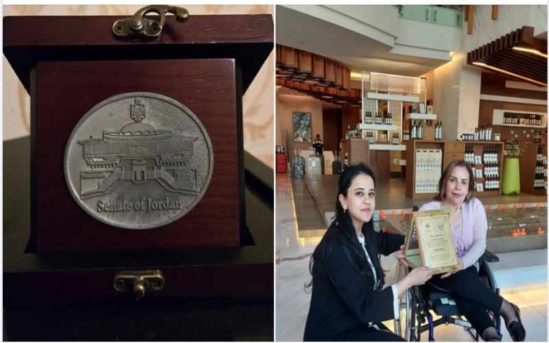 QHT nümayəndəsi İordaniya Senatının medalı ilə təltif olundu - FOTOLAR