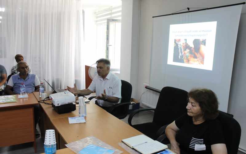 QHT regionda maarifləndirmə tədbirlərini davam etdirir - FOTOLAR