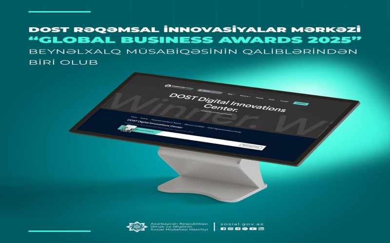 DOST RİM “Global Business Awards 2025” beynəlxalq müsabiqəsinin qaliblərindən biri olub