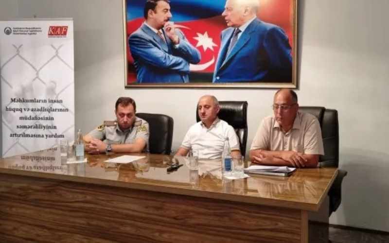 Məhkumlar üçün ödənişsiz hüquqi yardım və təlimlər keçiriləcək - FOTOLAR