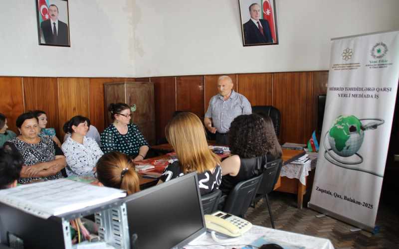 “Xarici müdaxilələr və hibrid təhdidlər” mövzusunda “Dəyirmi masa” keçirildi - FOTOLAR