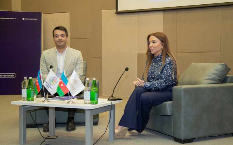 ASAN Könüllüləri Aygün Əliyeva ilə görüşüblər - FOTOLAR