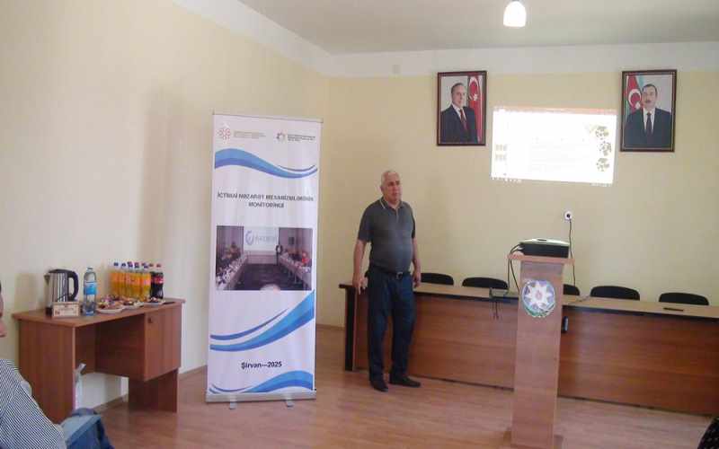 QHT “İctimai nəzarət mexanizmlərinin monitorinqı” adlı layihə çərçivəsində növbəti seminarını keçirib - FOTOLAR