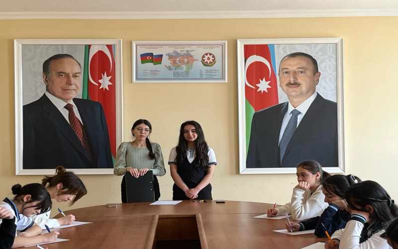 Xızıda məktəblilər üçün maarifləndirici tədbir: 
