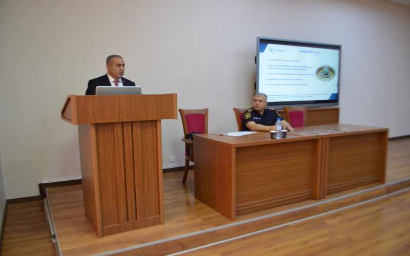 DİN-in Polis Akademiyasında insan hüquqlarına dair mühazirə təşkil olunub - FOTOLAR