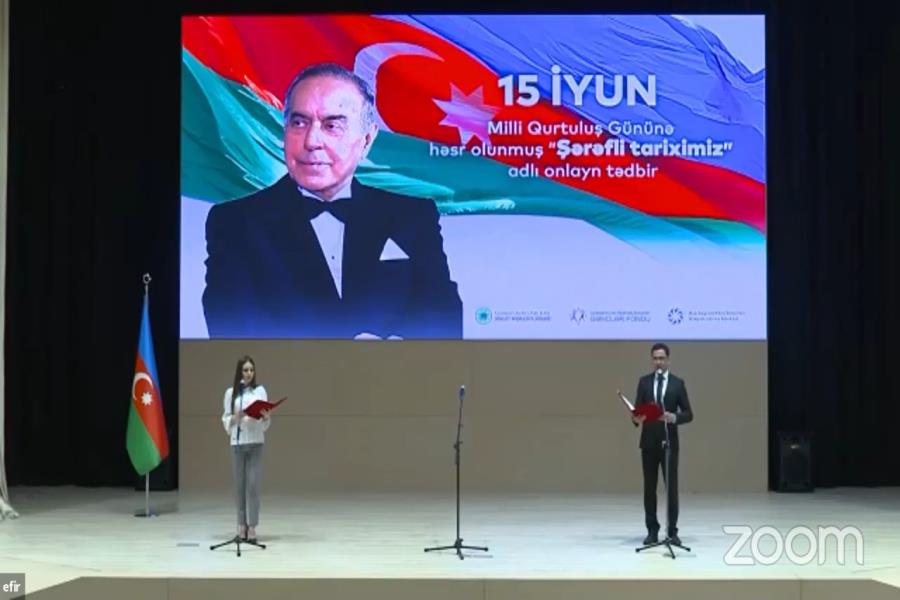 Şərəfli tariximiz” adlı onlayn tədbir keçirilib