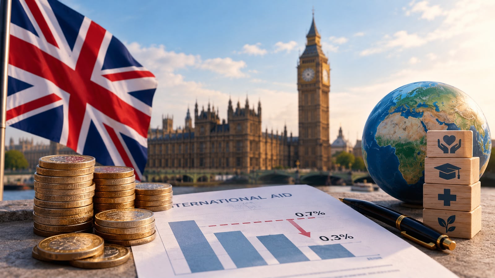 Böyük Britaniyanın beynəlxalq yardım büdcəsində 320 milyon funt sterlinqlik azalma gözlənilir