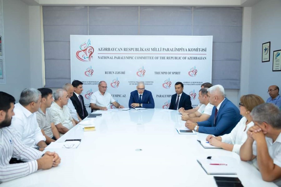 Milli Paralimpiya Komitəsində məşqçilərlə görüş keçirilib