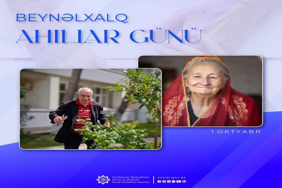 1 oktyabr - Beynəlxalq Ahıllar Günüdür
