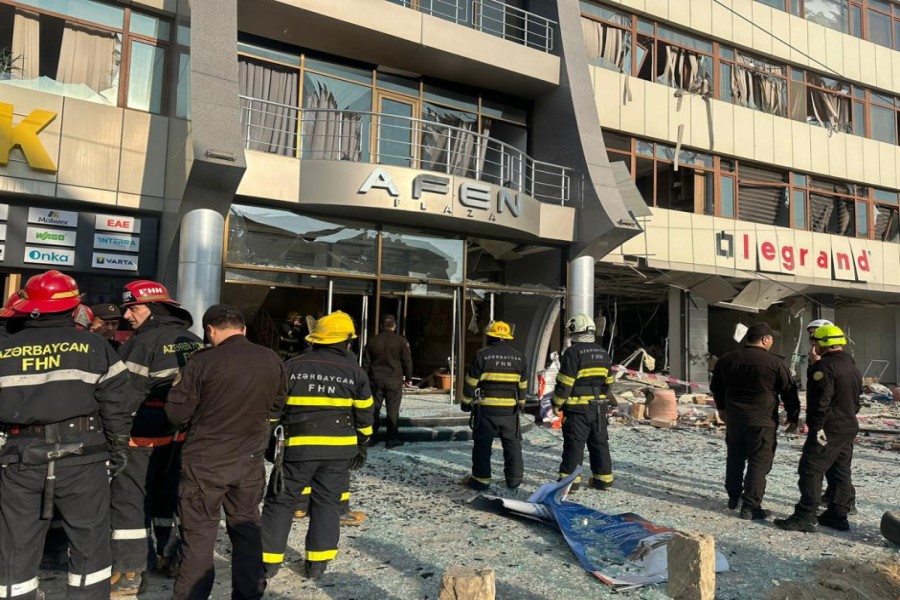 Bakıdakı partlayışla bağlı FHN-in operativ əməliyyatı - FOTOLAR/ VİDEO