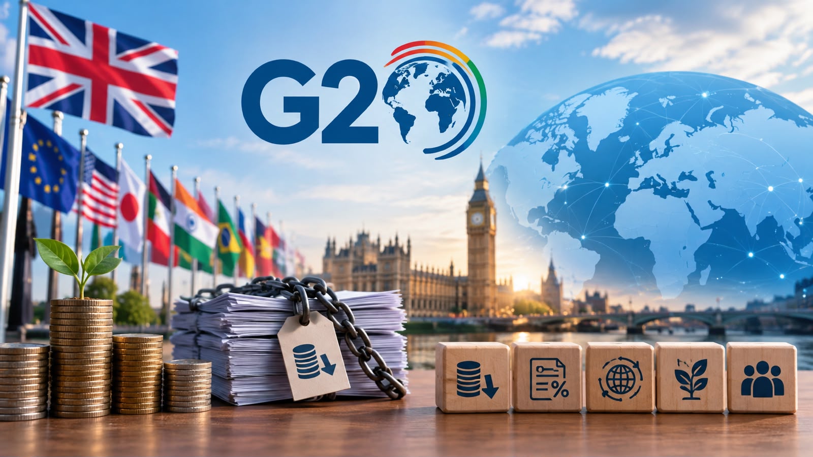 Böyük Britaniya G20-yə rəhbərliyi dövründə borc və vergilər məsələsini prioritet edəcək