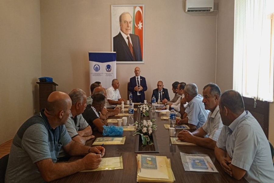 QHT layihə çərçivəsində bölgələrdə veteranlarla görüşləri davam etdirir - FOTOLAR