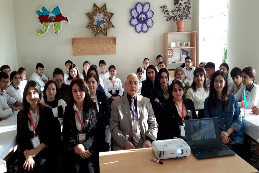 “Heydər Əliyev və mənim gözəl paytaxtım” layihəsinin icrası davam edir - FOTOLAR