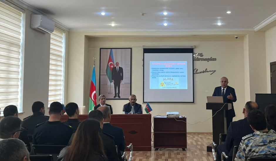 FHN radiasiya təhlükəsizliyinə dair növbəti tədbir keçirib