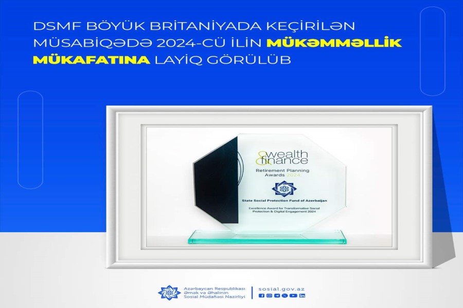 DSMF Böyük Britaniyada keçirilən müsabiqədə 2024-cü ilin Mükəmməllik Mükafatına layiq görülüb