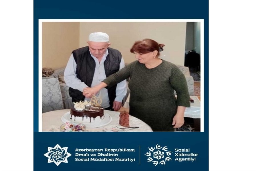 Sosial Xidmət Agentliyi tərəfindən ahılın 80 yaşı qeyd olunub
