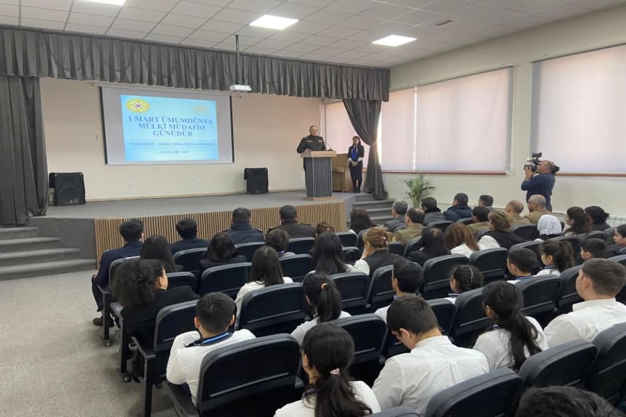 FHN-in Qarabağ Regional Mərkəzi tərəfindən Xankəndi şəhərində Ümumdünya Mülki Müdafiə Günü ilə əlaqədar tədbir keçirilib
