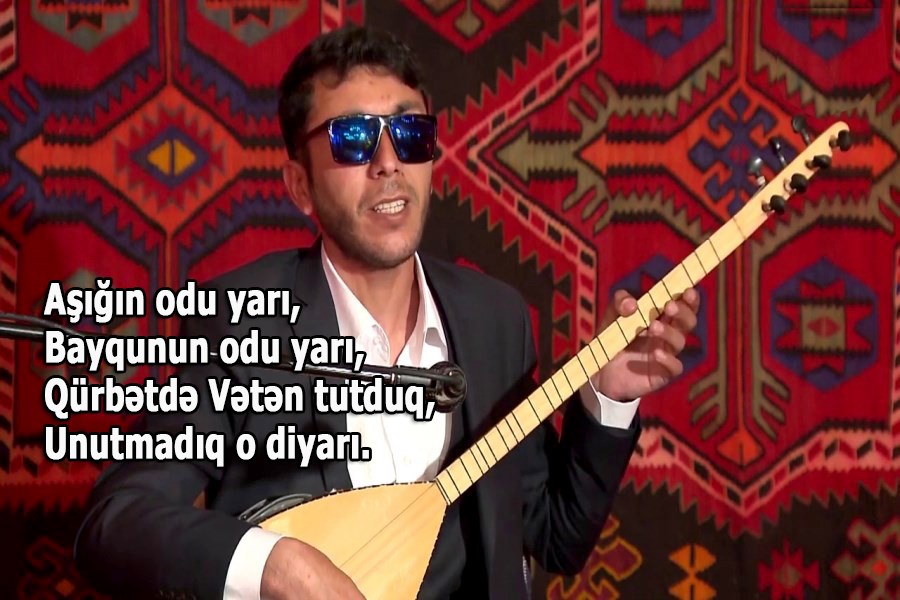 Əlilliyi olan şəxslərin festivalında ermənilərə “Sarı gəlin”lə dərs verdi