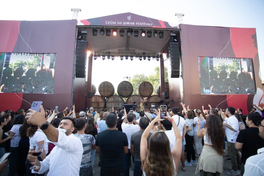 Şamaxıda növbəti Üzüm və Şərab Festivalı keçirilib - FOTOLAR