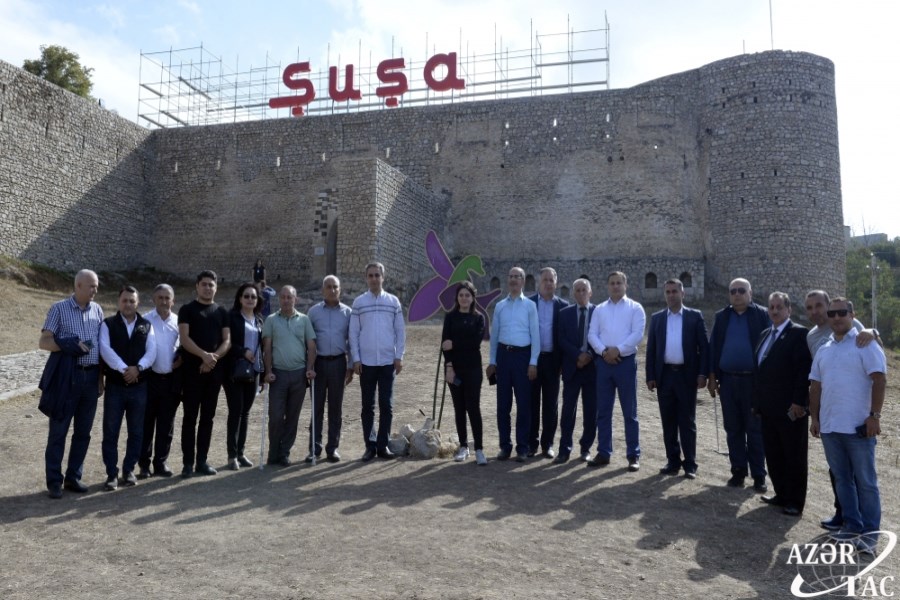 QHT təmsilçilərinin işğaldan azad edilən Şuşa şəhərinə səfəri davam edir - FOTO