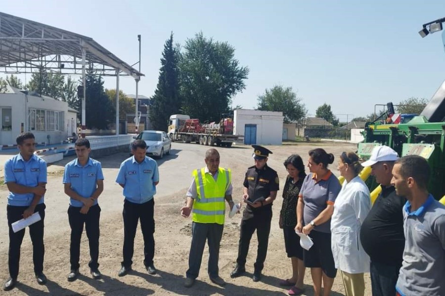 FHN tərəfindən pambıq tədarükü zamanı yanğın təhlükəsizliyi ilə bağlı maarifləndirmə tədbirləri keçirilib