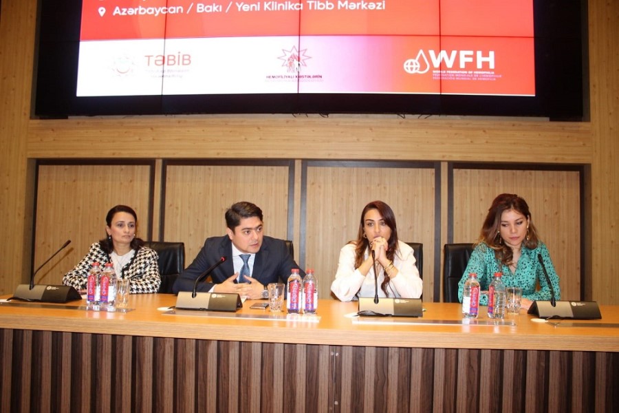 "Hemofiliya və digər qanın laxtalanma pozğunluğunun müasir müalicəsi" nə dair seminar - FOTOLAR
